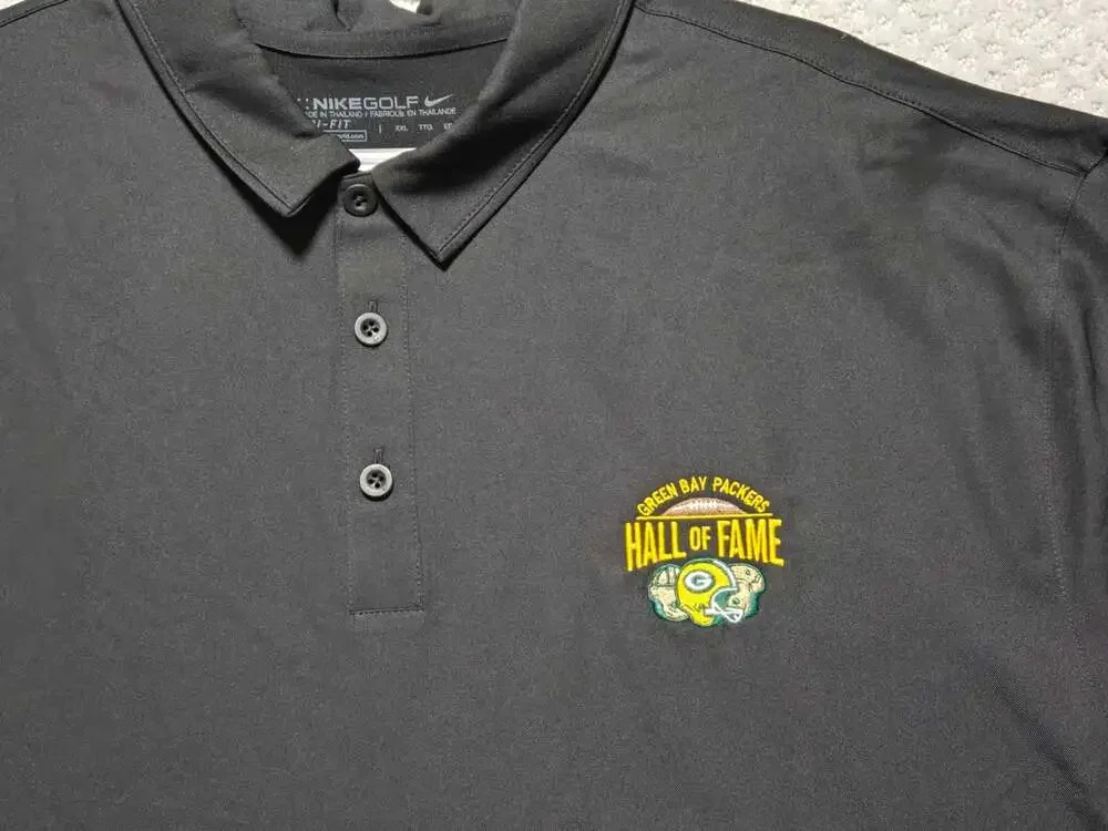 Nike Golf Green Bay Packers Hall Of Fame Dri-FIT Polo Shirt New With Tags